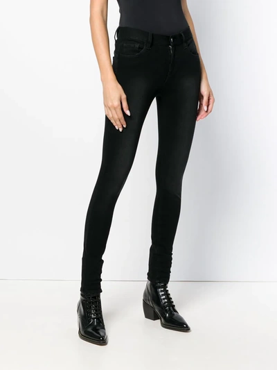 Shop Liu •jo Second Skin Jeans In Black