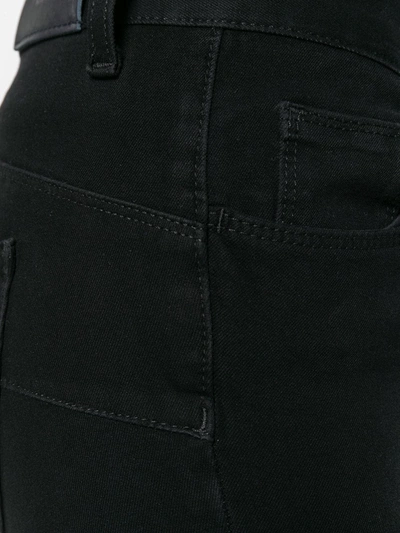 Liu •jo Lace-embroidered Stone Detail Jeans In Black