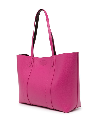 Shop Mulberry Bayswater Twist-lock Fastening Tote Bag In Pink
