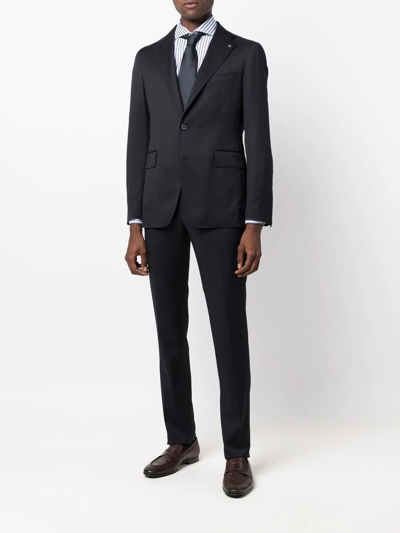 Tagliatore Men's Virgin Wool Two-piece Suit In Blau
