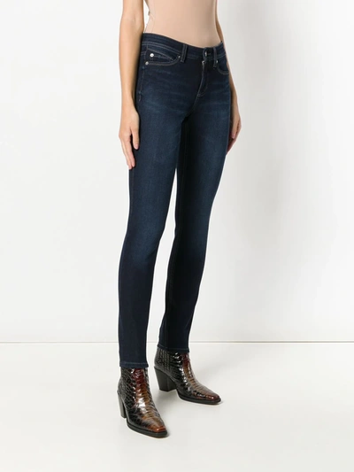 Cambio Skinny Jeans In Blue