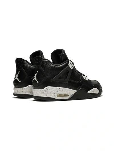 Shop Jordan Air  4 Retro Ls "oreo" Sneakers In Black
