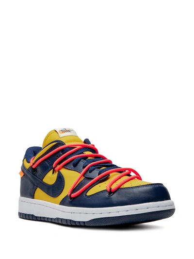 Shop Nike Dunk Low "university Gold" Sneakers In Blue