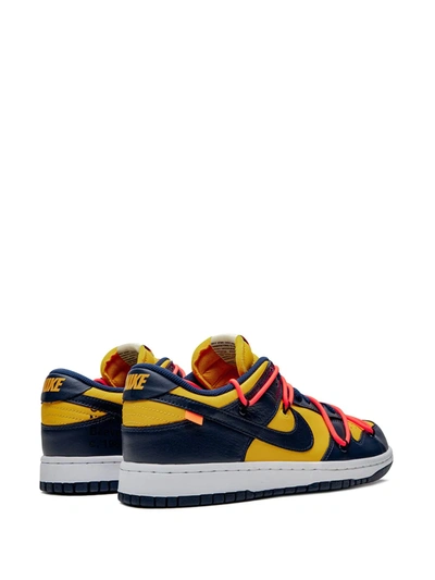 OFF-WHITE DUNK LOW 'UNIVERSITY GOLD' SNEAKERS