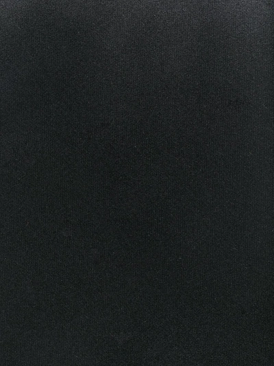 Canali Pointed Tip Silk Tie In Black