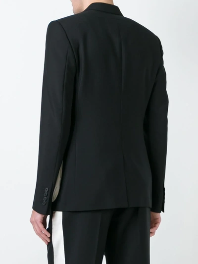 Shop Givenchy Double Faced Blazer In 001