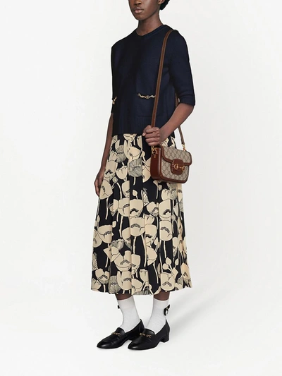 Gucci Horsebit 1955 Medium Shoulder Bag In Neutrals