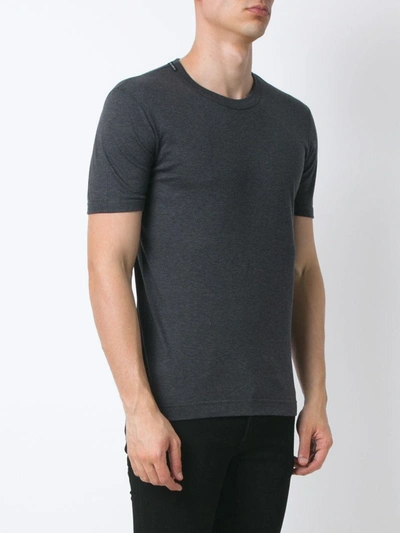 Dolce & Gabbana Crew Neck T-shirt In Grey
