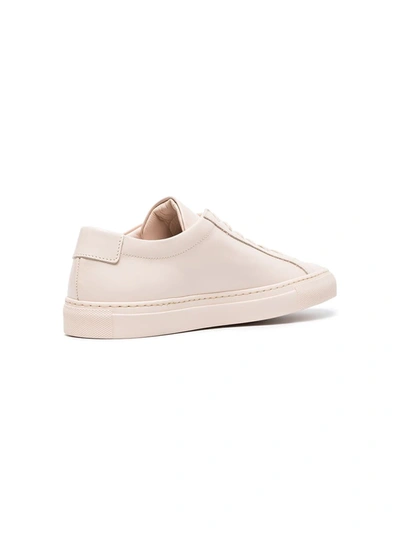 Shop Common Projects Nude Achilles Leather Sneakers In Neutrals