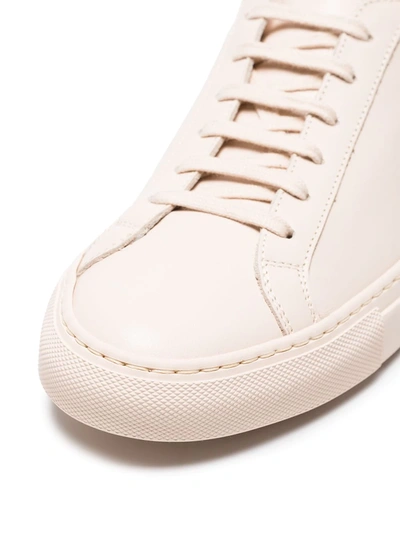 nude Achilles leather sneakers