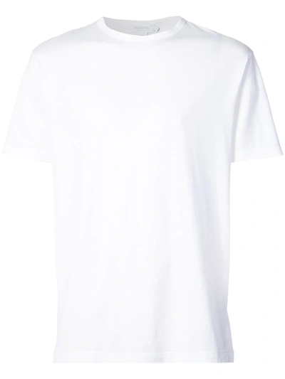 Shop Sunspel Crew Neck T-shirt In Brown