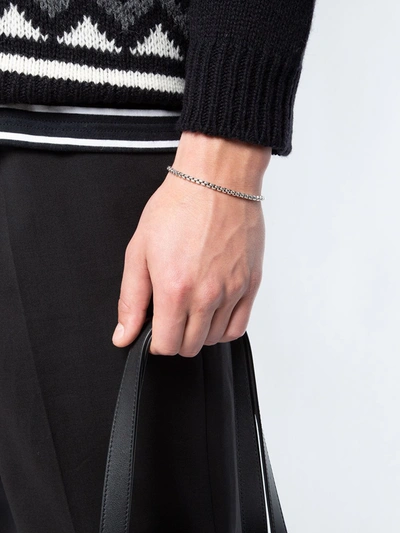 David Yurman Box Chain Medium Bracelet In Ss