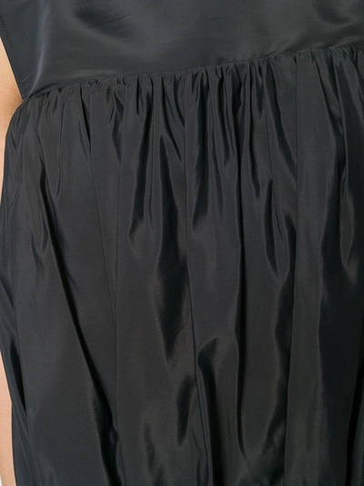 Shop Calvin Klein 205w39nyc Drawstring Smock Dress In Black