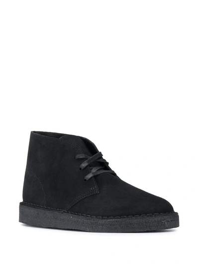 Shop Clarks Originals Desert Ankle Boots In Black