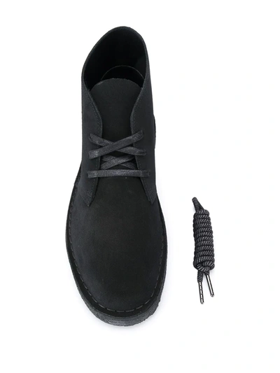 Shop Clarks Originals Desert Ankle Boots In Black