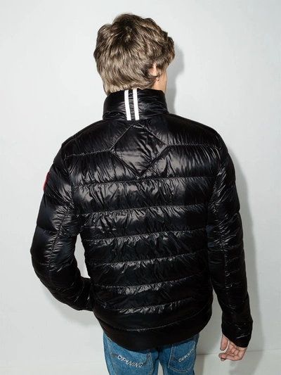 Canada Goose Padded And Quilted Nylon Jacket In Black