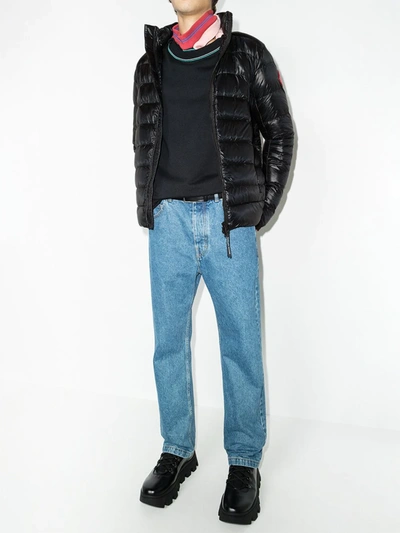 Canada Goose Padded And Quilted Nylon Jacket In Black