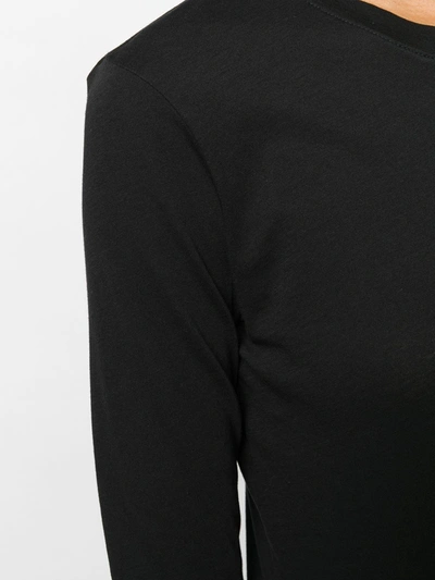 Shop Vince Long Sleeve T-shirt In Black