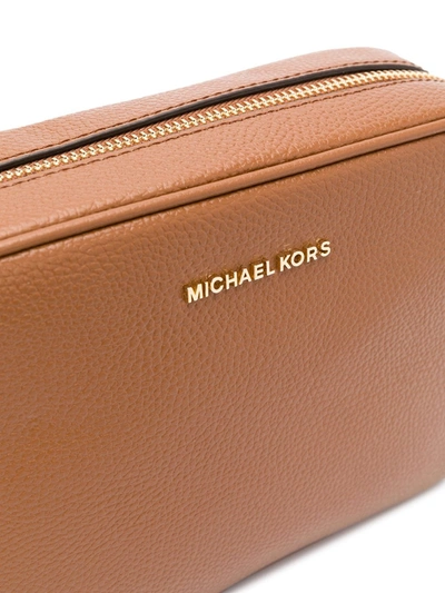 Michael Michael Kors Jet Set Cross-body Bag In Brown