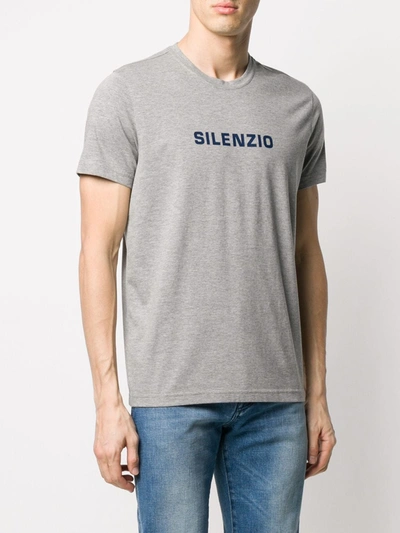 Shop Aspesi Silenzio T-shirt In Grey