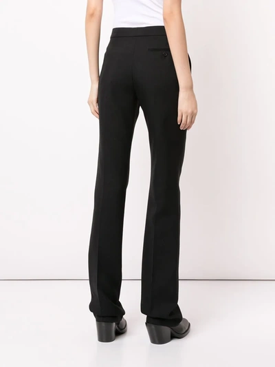 Shop Alexander Mcqueen Classic Straight-cut Trousers In Black