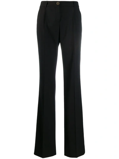 Shop Dolce & Gabbana High-rise Tailored Trousers In Black