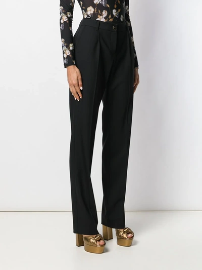 Shop Dolce & Gabbana High-rise Tailored Trousers In Black