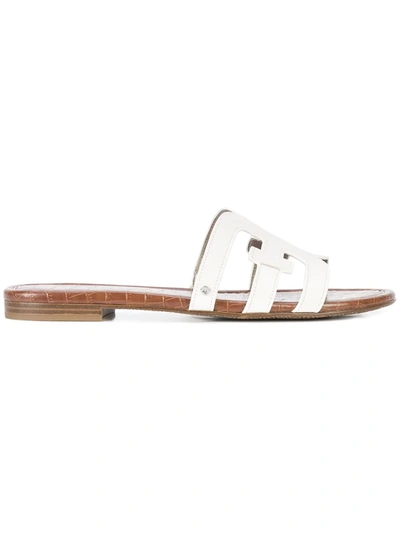 Shop Sam Edelman Cut-out Detail Sandals In White