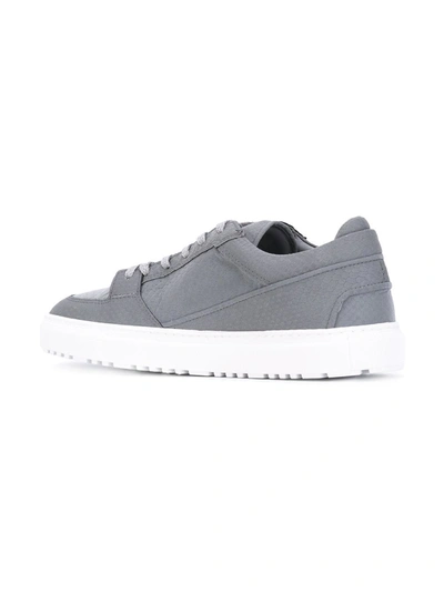 Shop Etq. Snake Low Top Sneakers In Grey