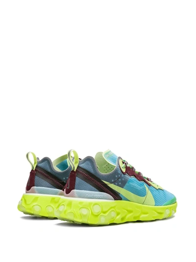 Nike X Undercover React Element 87 Sneakers In Blue
