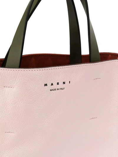 Shop Marni Museo Soft Tote Bag In Pink