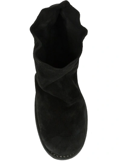 Guidi Tapered Heel Ankle Boots In Black