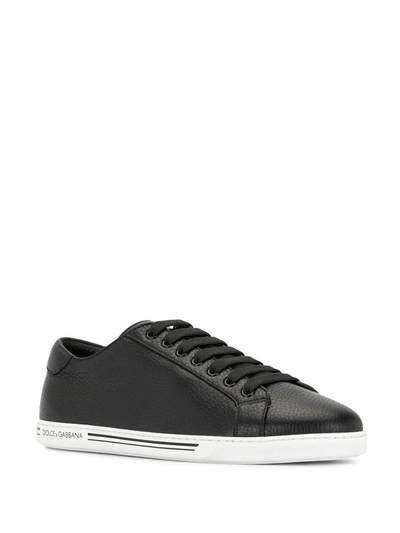 Shop Dolce & Gabbana Saint Tropez Low-top Sneakers In Black