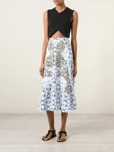 Shop Stella Mccartney Embroidered Skirt