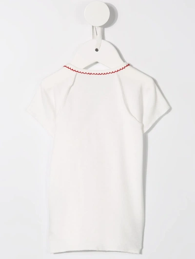 Familiar Wrap T-shirt In White