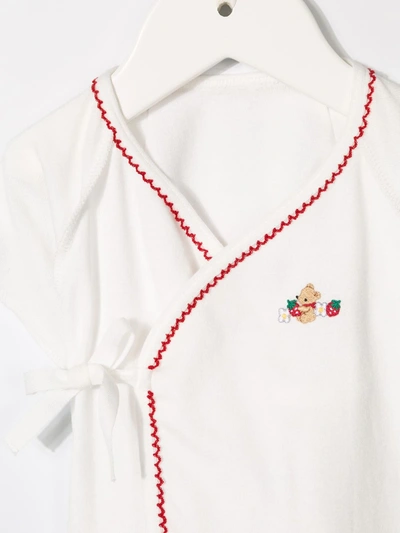 Familiar Wrap T-shirt In White