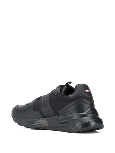 Shop Tommy Jeans Scarpe Running Sneakers In Black