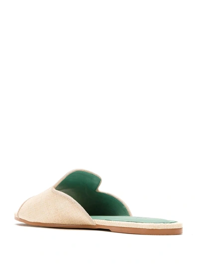 Shop Blue Bird Shoes Shower Flat Mules In Neutrals