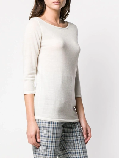 Shop Sottomettimi Fine Knit Sweater In White
