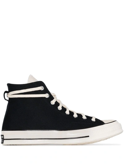 Shop Converse X Fear Of God Chuck 70 Hi "black" Sneakers