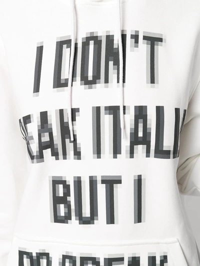 Moschino Cotton Sweatshirt Pixel Capsule In White