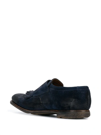 Shop Church's Fringed Monk Shoes In Blue