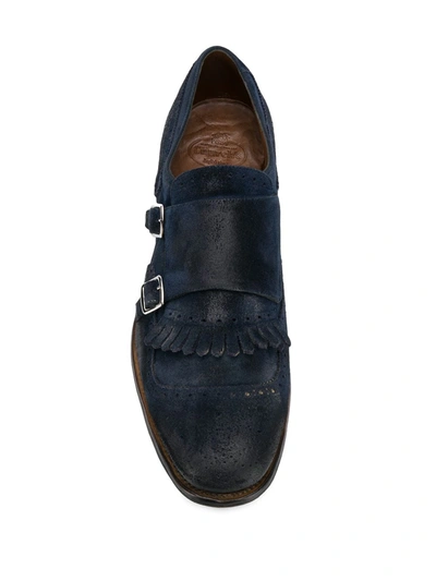 Shop Church's Fringed Monk Shoes In Blue