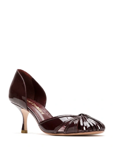Sarah Chofakian Sarah Leather Pumps In Red