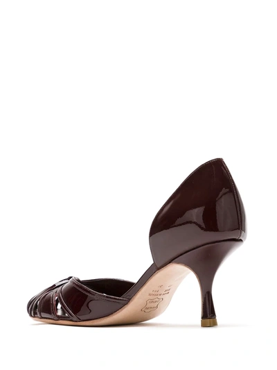 Sarah Chofakian Sarah Leather Pumps In Red