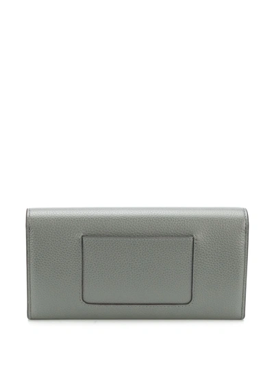 Shop Mulberry Darley Wallet In Grey