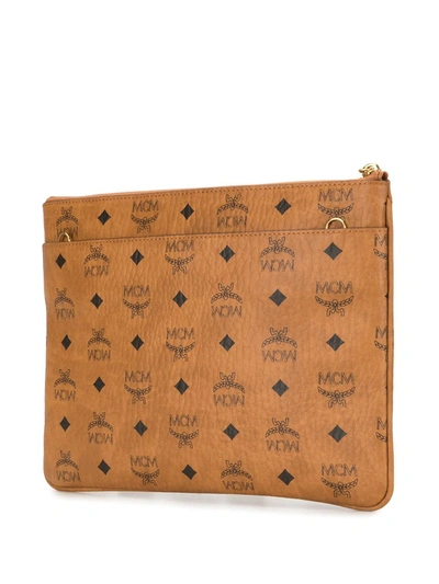 Mcm Medium Pouch-pocket Crossbody Bag In Brown