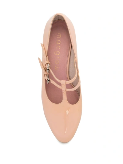 Macgraw Aviary T-bar 100mm Pumps In Pink