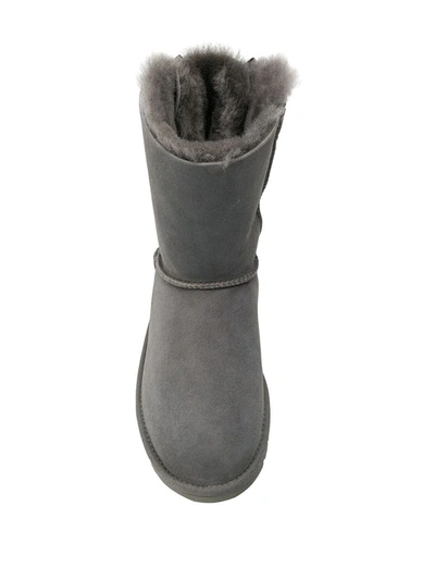 Shop Ugg Bailey Bow Ii Ankle Boots In Grey