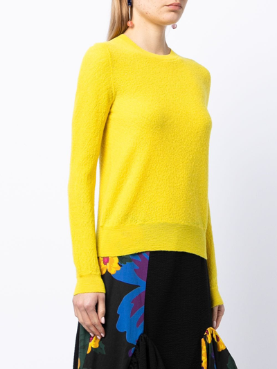 Pre-owned Celine  Crew-neck Jumper In Yellow